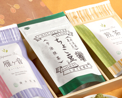 宇治茶とちょこ豆　茶園ギフトセット