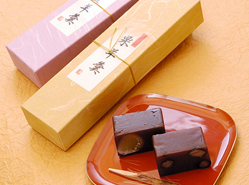 ふじ幸　羊羹　(黒豆・栗)