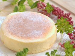 スフレカマンベールチーズケーキ