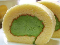 濃茶ロールケーキ