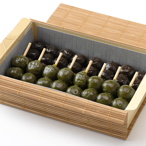 【冷凍便】元祖茶だんご16本入り（抹茶＆ほうじ茶）
