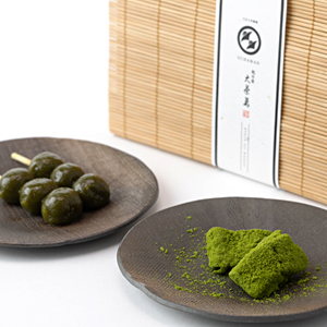 【冷凍便】 お抹茶づくし(元祖茶だんご 抹茶・お茶娘餅)