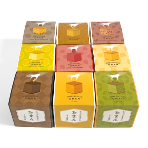 キューブカステラおまん 詰め合わせ 9個 「いろどり」