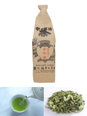 抹茶入玄米茶 - 堀井七茗園 | 京都宇治土産.com